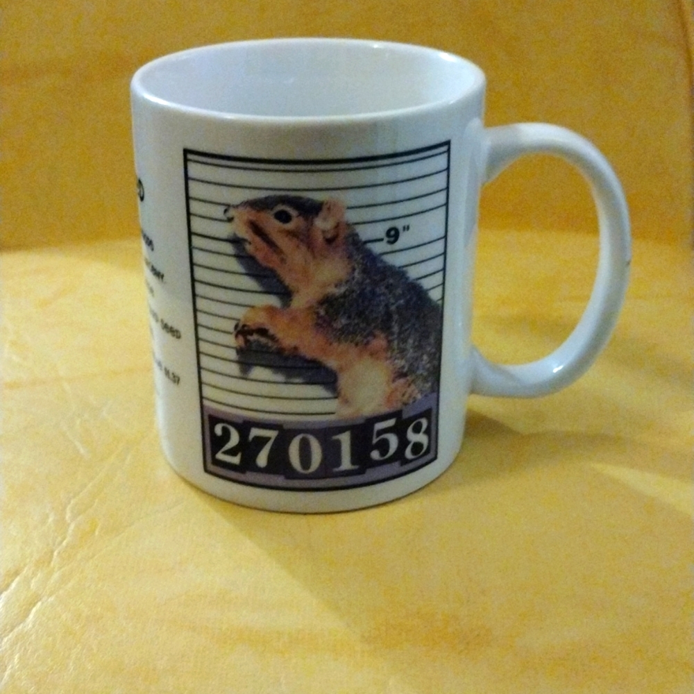 Squirrel coffee cup